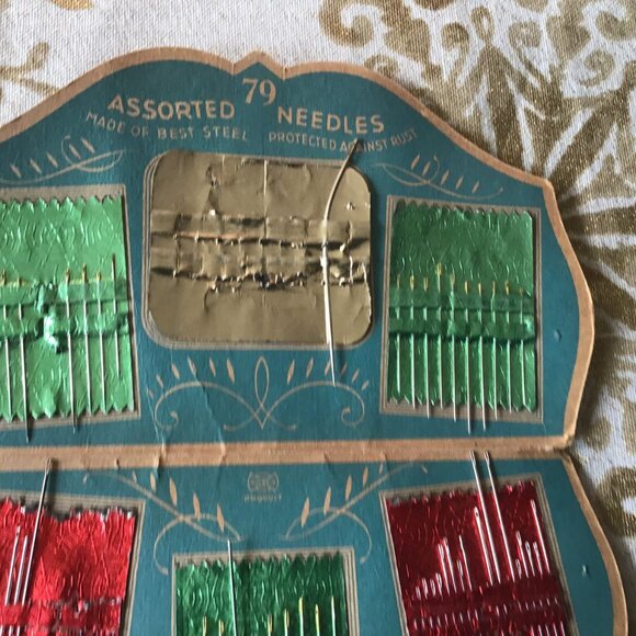 Lot of 4 Vintage Sewing Needle Books - Pin Card - Snap Card - Picture 6 of 9